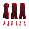 Basketball uniform a doppia faccia di basket maglia all&#39;ingrosso